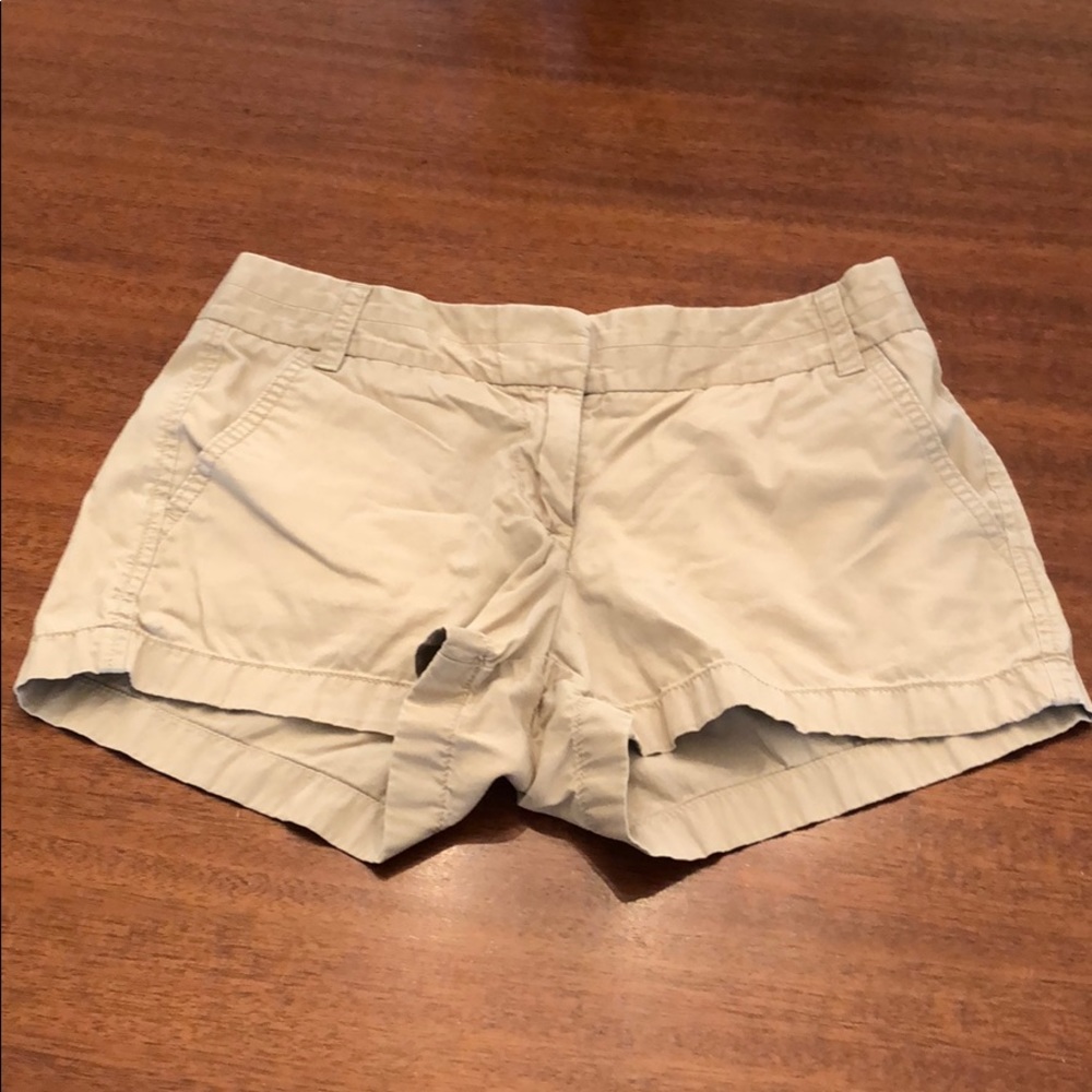 J. Crew Factory Cotton Khaki Shorts